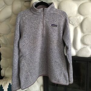 Patagonia Better Sweater 1/4 Zip size L, lavender